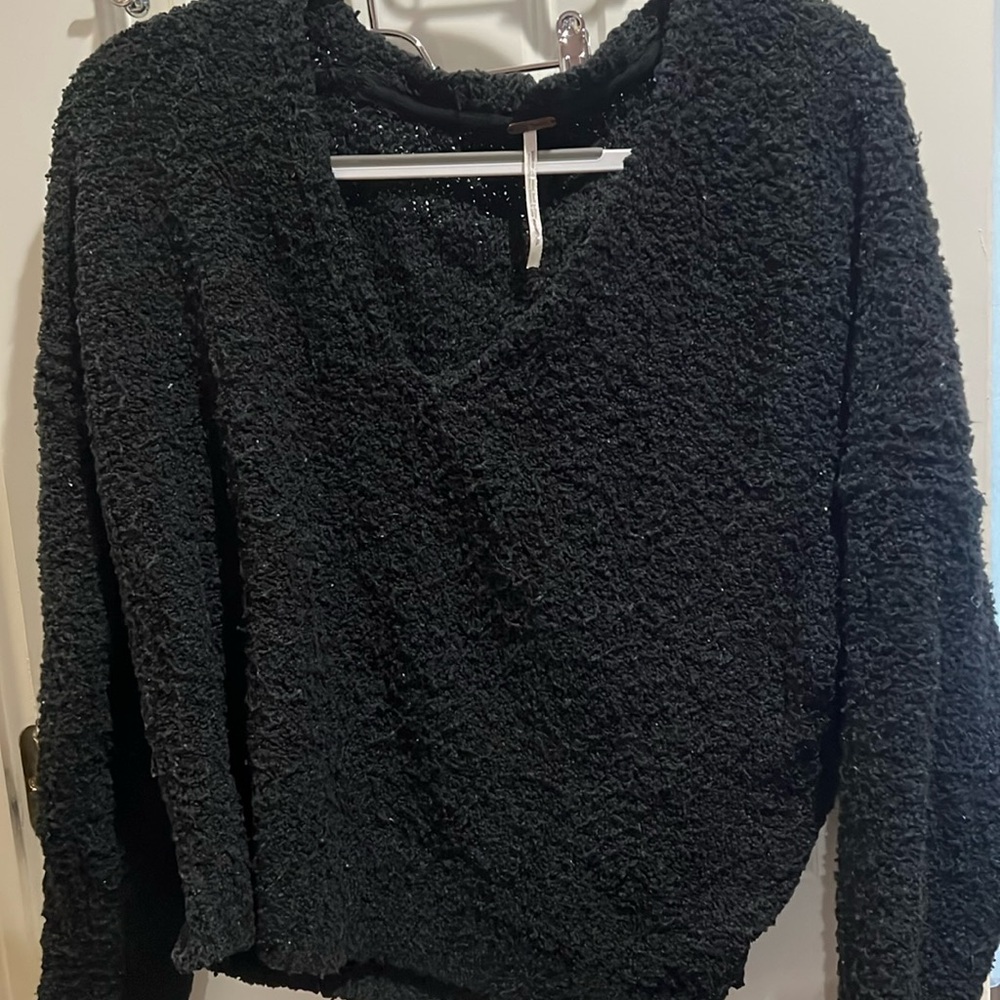 Free people fuzzy sweater